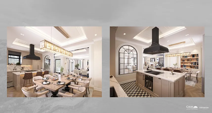 Denizin İkinci Sırasında Lüks Deniz Manzaralı Villa